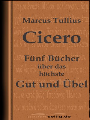 cover image of Fünf Bücher über das höchste Gut und Übel